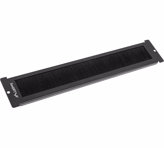 19" VOLNĚ STOJÍCÍ (FF01 S LCD PANELEM) KABELOVÝ VSTUP KARTÁČOVÝ PANEL ČERNÝ LANBERG AK-1106-B
