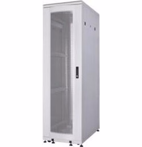DIGITUS 47U serverový stojan, Unique Series, dveře z děrované oceli 2272x600x1000 mm, barva šedá (RAL 7035)