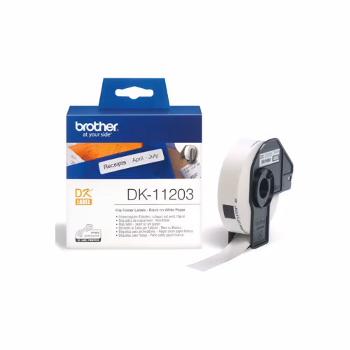 BROTHER papírové štítky DK-11203/ QL/ databáze/ 300ks/ 17 x 87mm