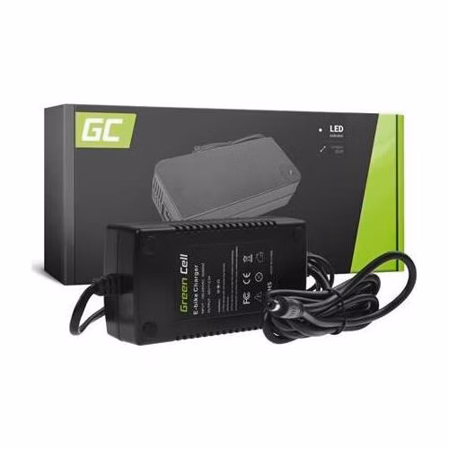 Green Cell Battery Charger 42V 2A (5.5*2.1mm) for E-BIKE 36V