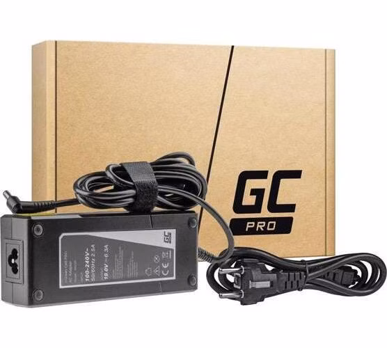 Green Cell PRO Charger / AC Adapter 19V 6.3A 120W for Asus G56 G60 K73 K73S K73SD K73SV F750 X750 MSI GE70 GT780