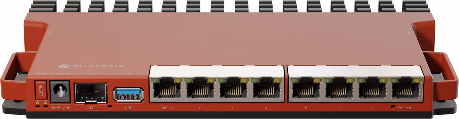 MIKROTIK RouterBOARD L009UiGS-RM + L5 (800MHz; 512MB RAM, 8xGLAN, 1xSFP 2,5Gbps, USB, rack, zdroj)
