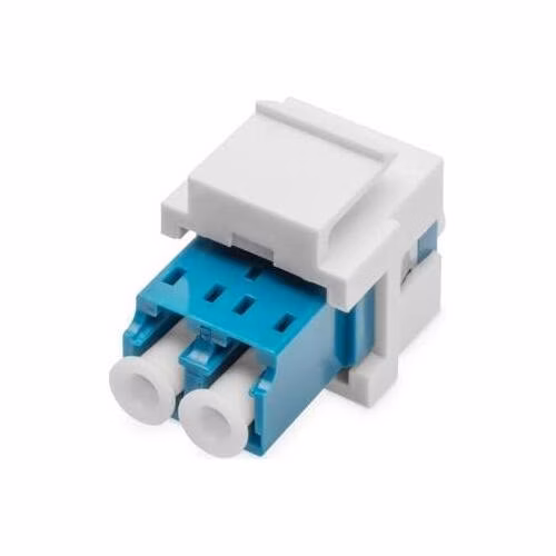 DIGITUS Fiber optic LC/LC duplex coupler, Singlemode, Keystone module