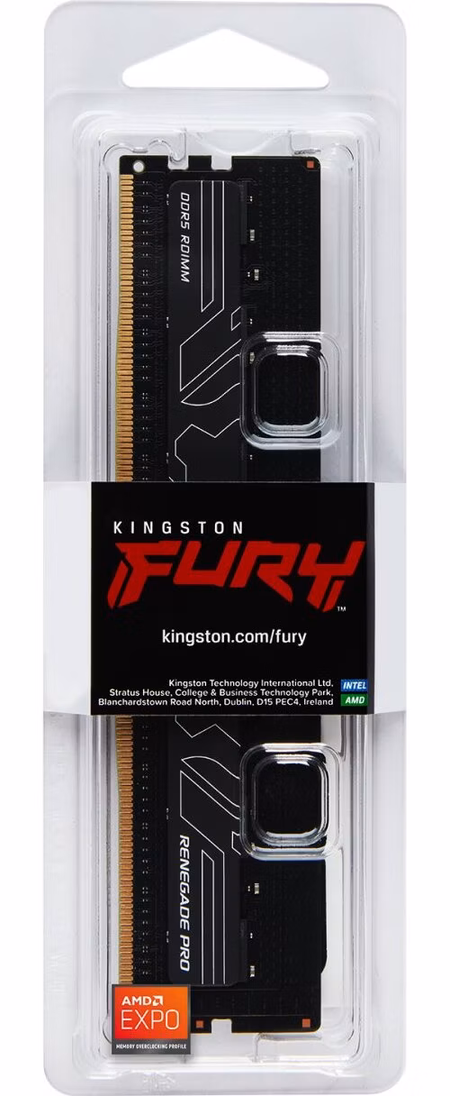 Kingston FURY Renegade Pro/DDR5/32GB/5600MHz/CL28/1x32GB/Black