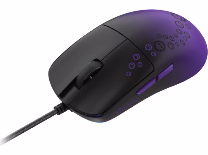 Lorgar MSA21BK, herná myš, optický senzor PixArt PAW3315, USB, symetrický dizajn