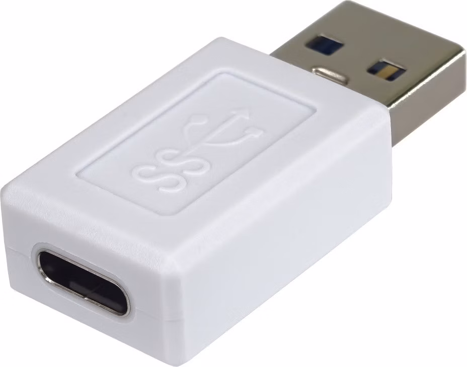 PremiumCord Adaptér USB-C na USB-A 3.0, bílá