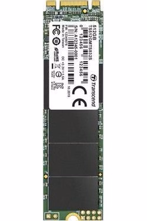 TRANSCEND MTS832S 512GB SSD disk M.2, 2280 SATA III 6Gb/s (3D TLC) single sided, 560MB/s R, 500MB/s W