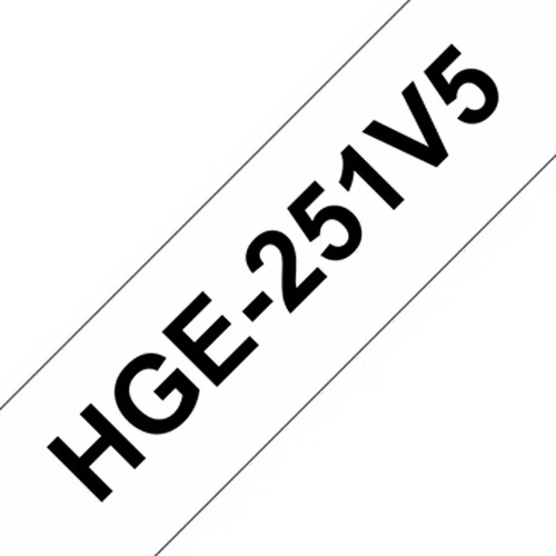 HGE-251, biela / čierna, 24 mm