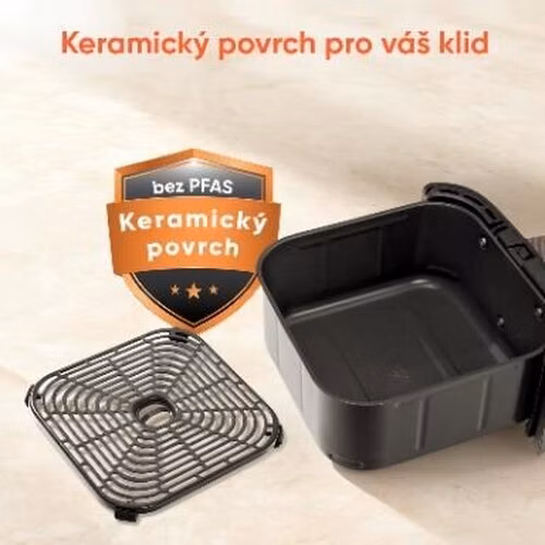 BAZAR - Cosori TurboBlaze Pro horkovzdušná fritéza 6.2l, keramika - černá - Poškozený produkt (Komplet)