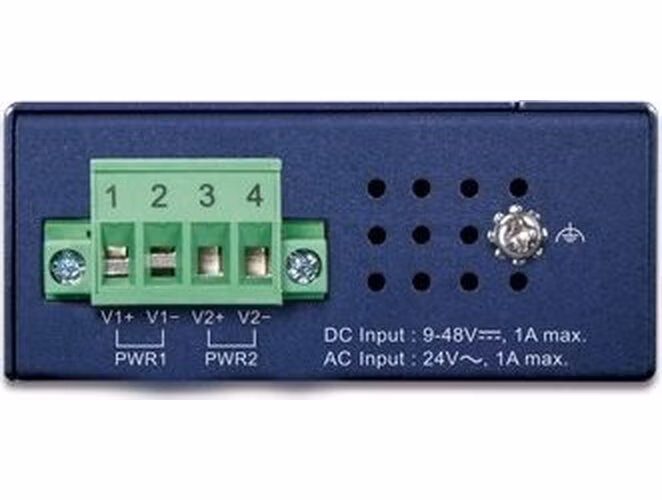 Planet IXT-815AT průmyslový kompaktní konvertor 2x10Gb SFP+, ESD+EFT, IP30, -40~75°C, dual power (9-48VDC / 24VAC)