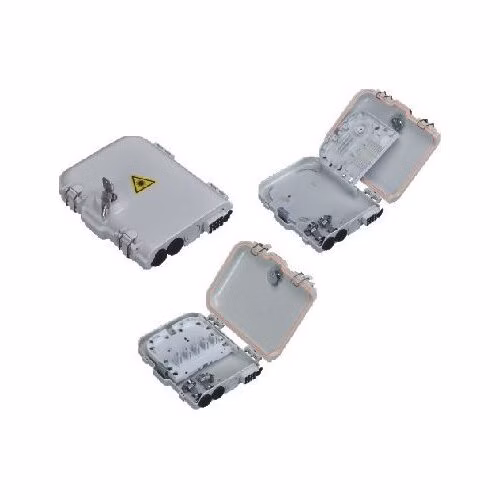 FTTH Box malý, 8xSC, LC, E2000, plast, IP65