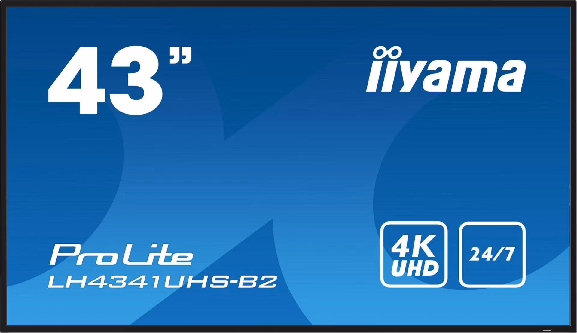 iiyama ProLite LFDs, 109,2 cm (43''), 4K, USB, kit, black