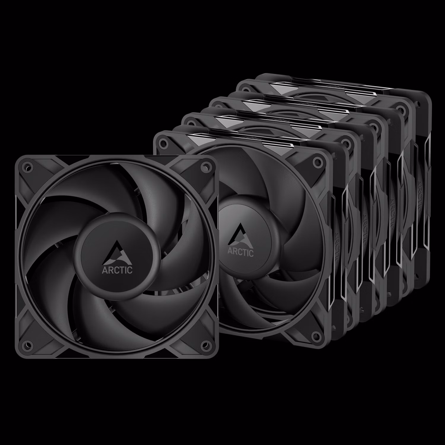 ARCTIC P12 Pro PST - 120mm PWM ventilátor s rozdělovačem kabelů (balení po 5 kusech)