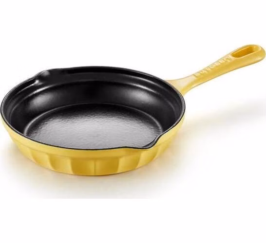 BUYDEEM Liatinová panvica 21 cm, model CP542, Farba žltá