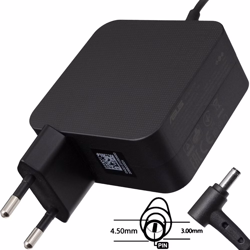 ASUS AC NAPÁJACÍ ADAPTÉR 65W 19V 2pin 4.5 x3mm s EU plug