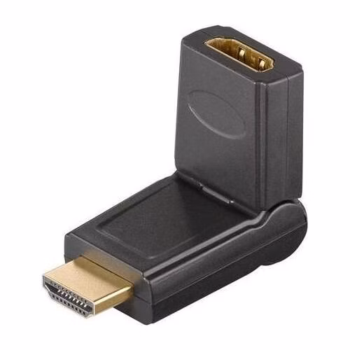 PremiumCord HDMI adapter 19pin Female - 19pin Male otočná, pozlacená