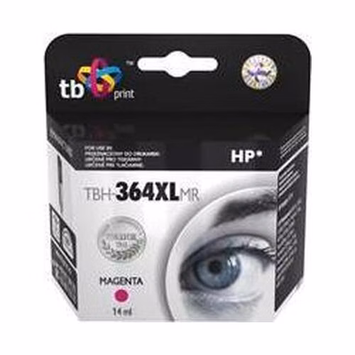 Ink. kazeta TB kompat. s HP CB324EE (No.364), TBH-364XLMR, Magenta