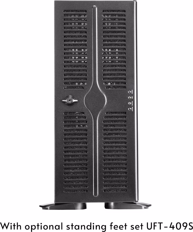 CHIEFTEC rack 4U 19" UNC-409S-B / ATX / PSF-400B / černý