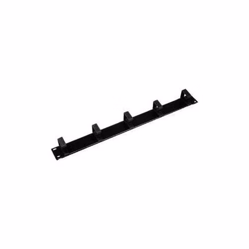 TRITON 19" vysúvací panel 1U 5x plastové držadlo, čierny
