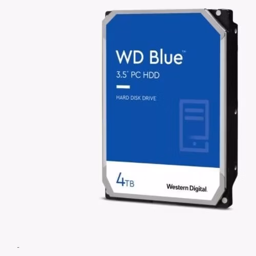 WD BLUE WD40EZAZ 4TB SATA/600 256MB cache 5400 otáčok za minútu 180 MB/s, SMR