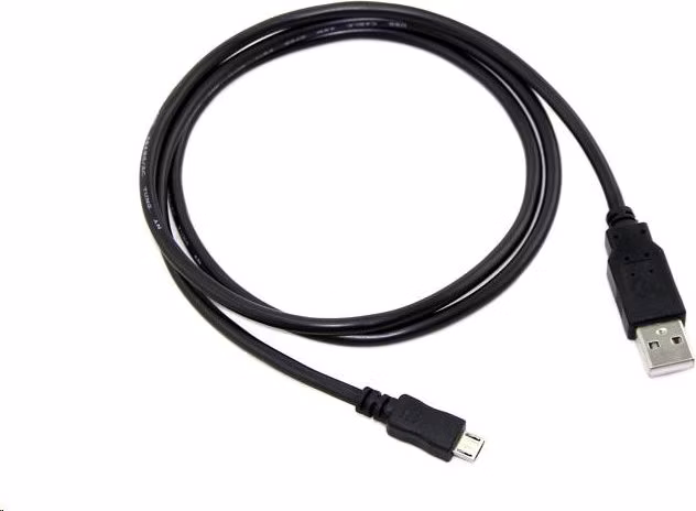 Kábel C-TECH USB 2.0 AM/Micro, 2 m, čierna