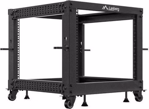 LANBERG OTEVŘENÝ RACK 9U 19" 600X600-1100 NASTAVITELNÝ ČERNÝ