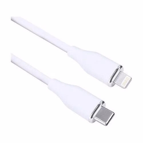 Solight USB-C/Lightning kabel, USB-C konektor - Lightning konektor, silikon, 1m
