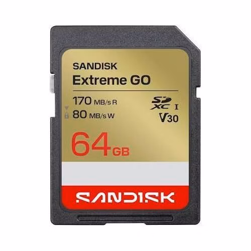 SanDisk Extreme SD UHS-I 64GB SD 170MB/s(R) / 80MB/s(W)
