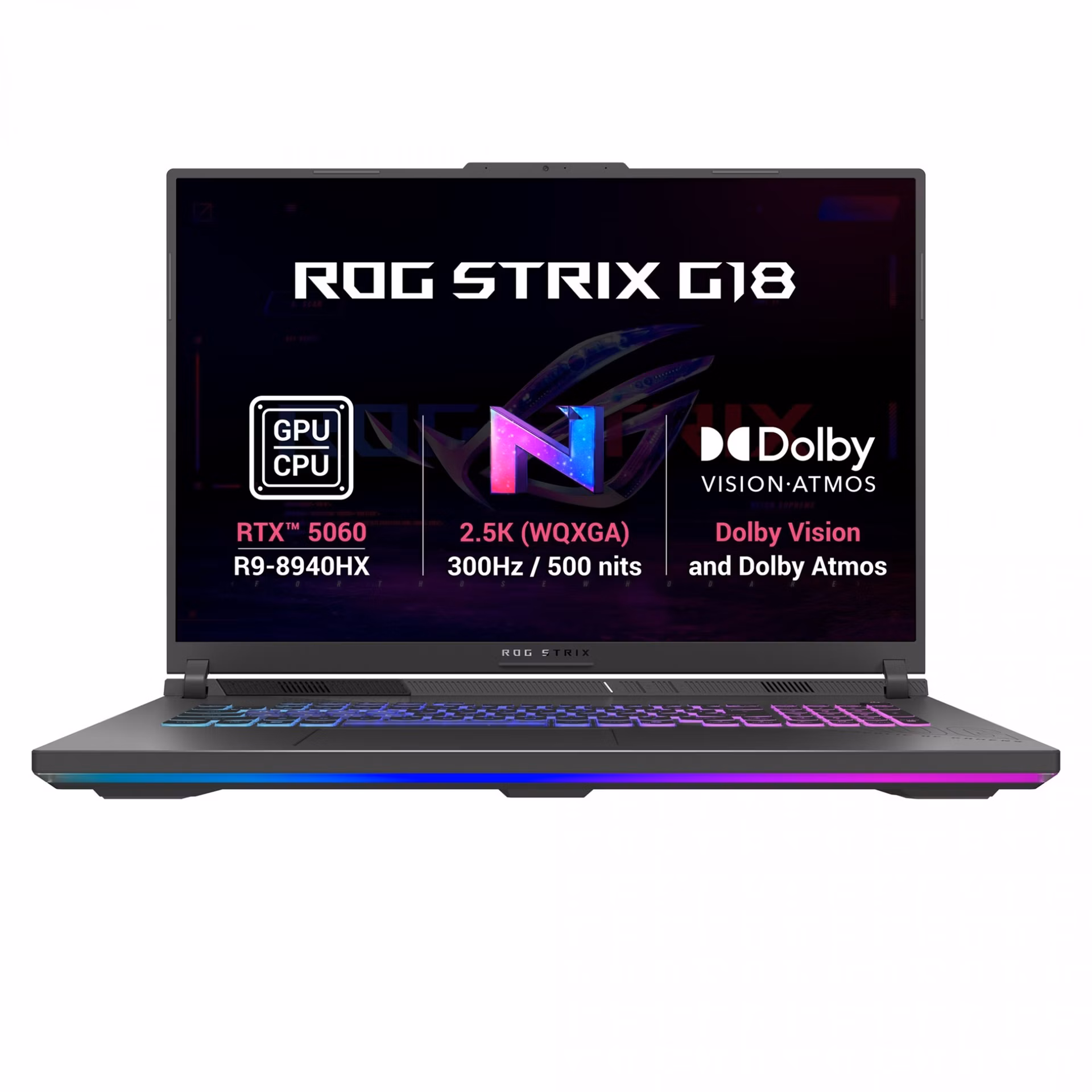 ASUS ROG Strix G18/G814PM-TT091Z/R9-8940HX/18"/2560x1600/32GB/1TB/RTX 5060/bez OS/Gray/2R