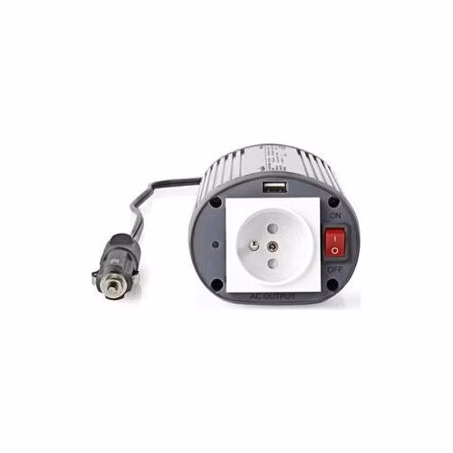Nedis PIMS15012E - Měnič, Modifikovaná Sinusová Vlna | 12 V DC – 230 V AC | 150 W | 1x Zemnicí Kolík / 1x USB Výstup