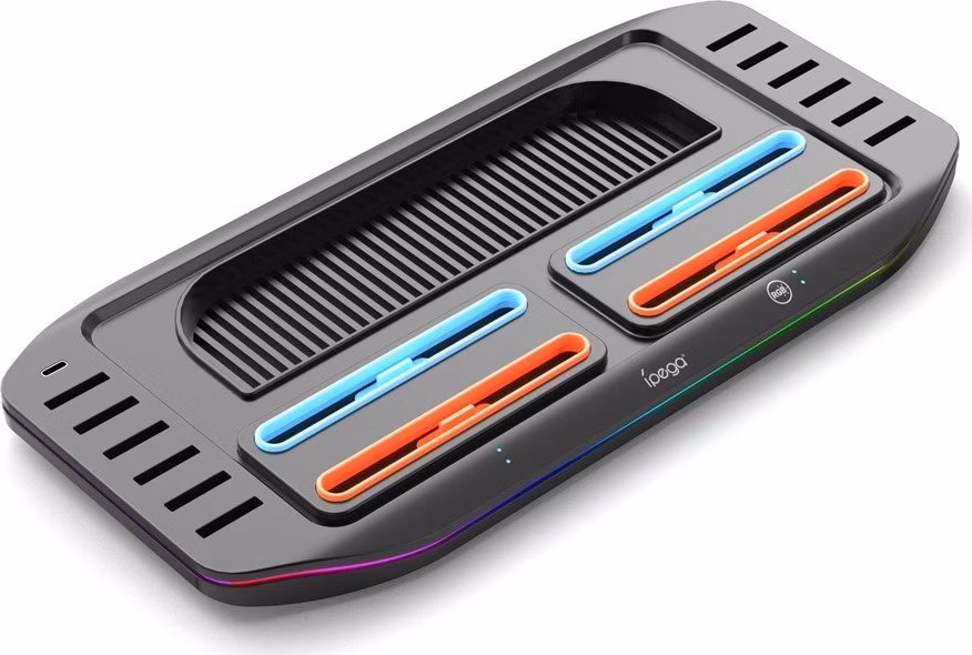 iPega SW2210 Multifunkční Nabíjecí RGB Stojan pro Nintendo Switch 2 Black