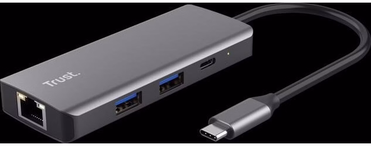TRUST adaptér DALYX, 6-in-1 USB-C Multi-Port Adapter