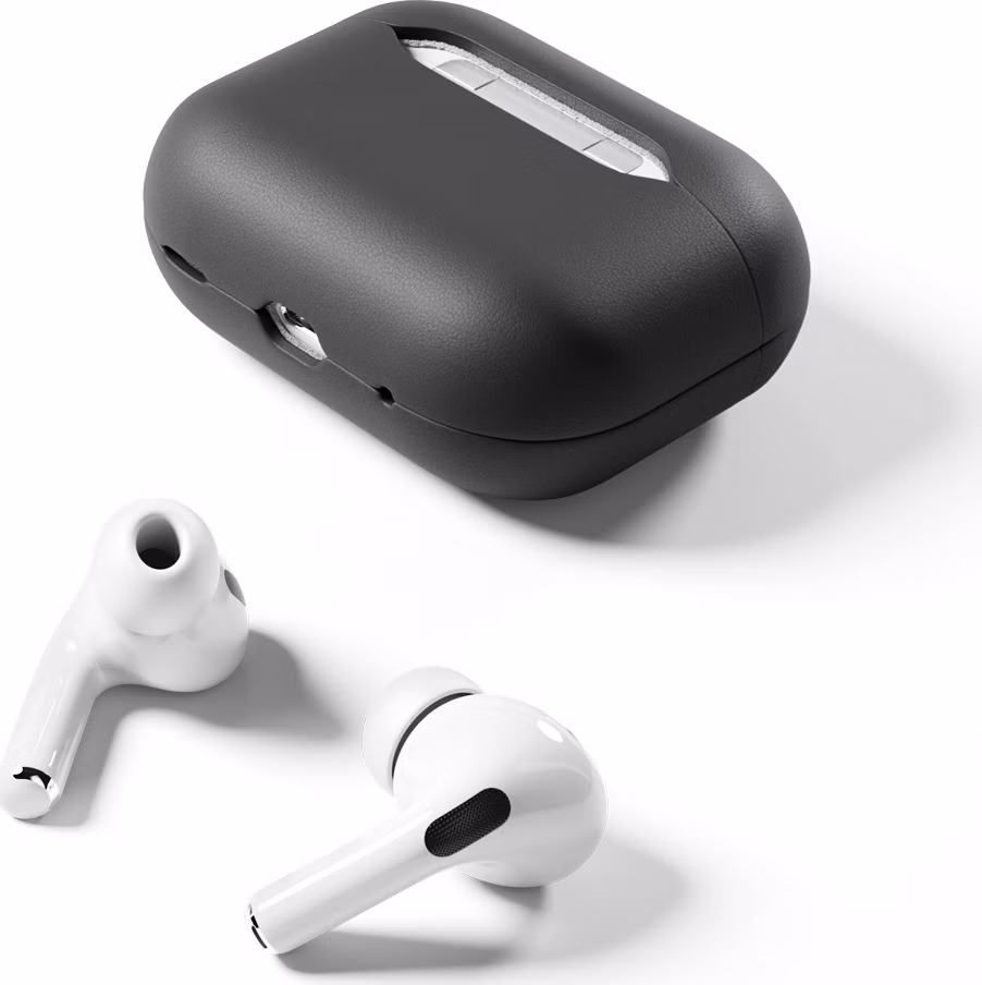 Epico Leather Case Airpods Pro 2 - čierna