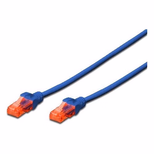 Digitus CAT 6 U-UTP patch cable, Cu, LSZH AWG 26/7, length 5 m, color blue