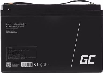 Green Cell AGM 12V 65Ah VRLA baterie Gel s hlubokým cyklem skútr sekačka loď člun sekačka traktor rybářský člun
