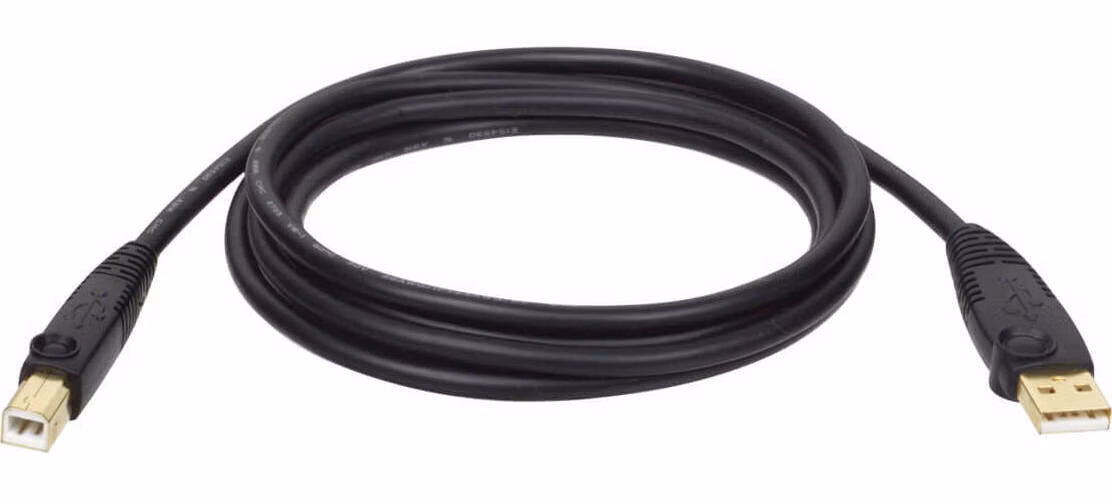 Kábel USB-A/USB-B (Samec/Samec), USB 2.0, 1.83m