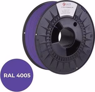 C-TECH tisková struna PREMIUM LINE ( filament ) , PETG, modrofialová, RAL4005, 1,75mm, 1kg
