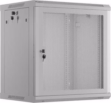 ANBERG INSTALAČNÍ skříň 19" 12U 600X450 ŠEDÉ PERFOROVANÉ DVEŘE (PLOCHÉ BALENÍ)
