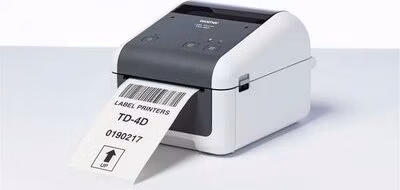 Brother TD-4210D (tiskárna štítků, 203 dpi, max šířka 104 mm), USB, RS232C