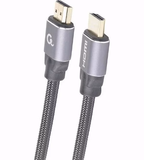 Gembird kábel HDMI High speed (M - M), séria Premium, Ethernet, pozlátené konektory, 1 m,