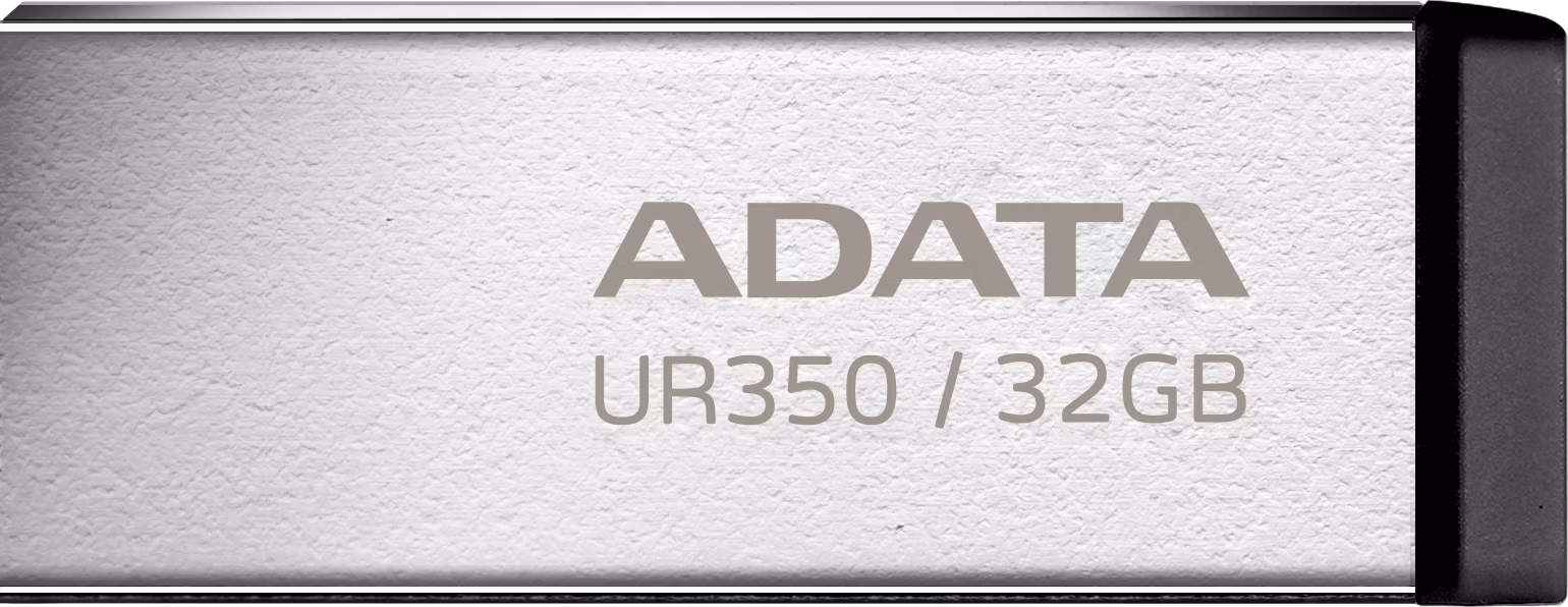 ADATA Flash Disk 32GB UR350, USB 3.2 Dash Drive, kov černá
