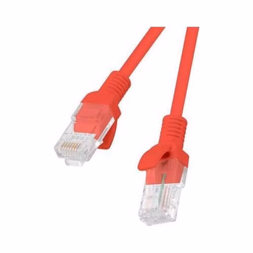 LANBERG Patch kabel CAT.5E UTP 20M červený Fluke Passed