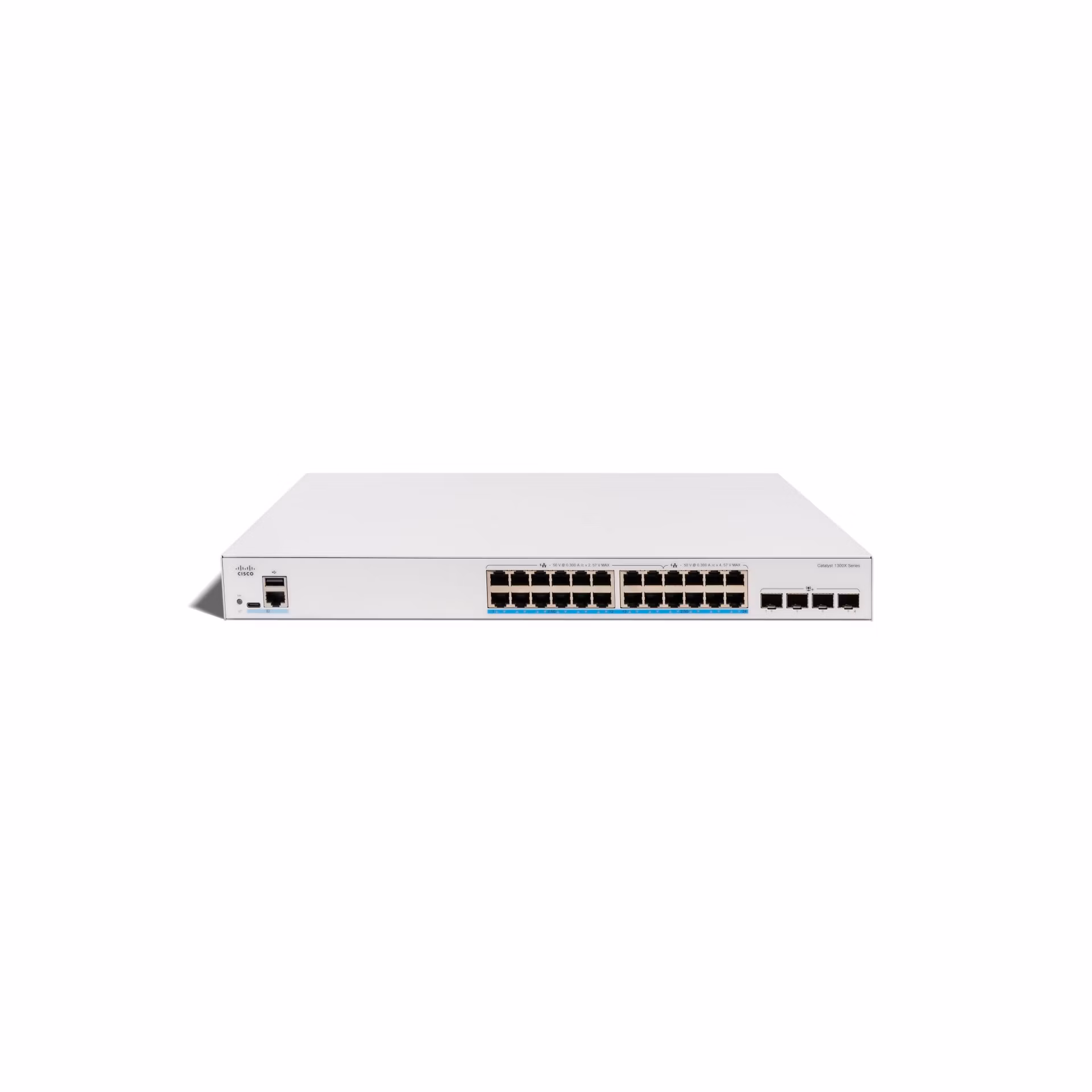 Cisco Catalyst switch C1300X-24MU-4X (24x2,5GbE,4xSFP28,10Gb/s uplink - 25Gb/s stack only,16xPoE+,8xPoE++,740W)