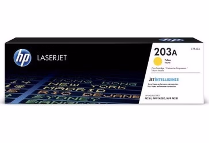 HP 203A Yellow Original LaserJet Toner Cartridge (1,300 pages)