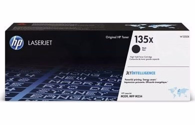 HP originálný toner W1350X, black, 2400str., HP 135X, high capacity, HP LaserJet M209, Laserjet MFP M234