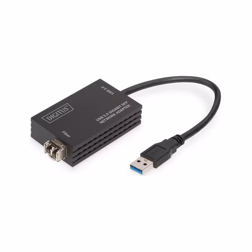 DIGITUS Síťový adaptér USB3.0 Gigabit SFP (vyžaduje modul SFP)