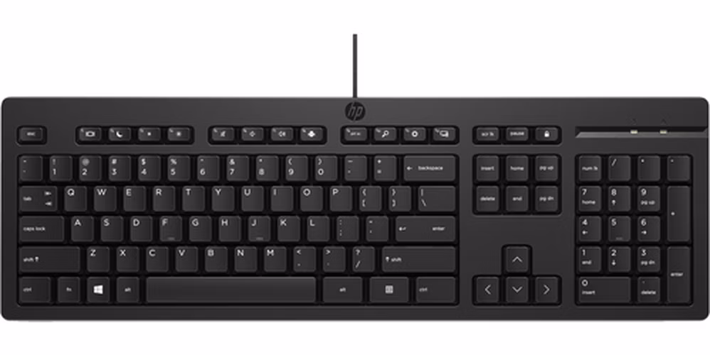 HP 125 G2 USB Wired Keyboard CZECH-SK