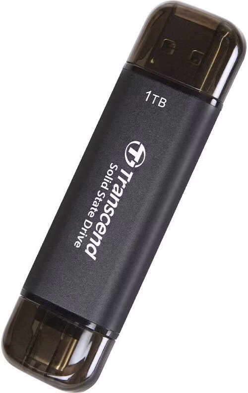 Transcend SSD 1TB ESD310C USB 3.2 Gen 2x1 - Black