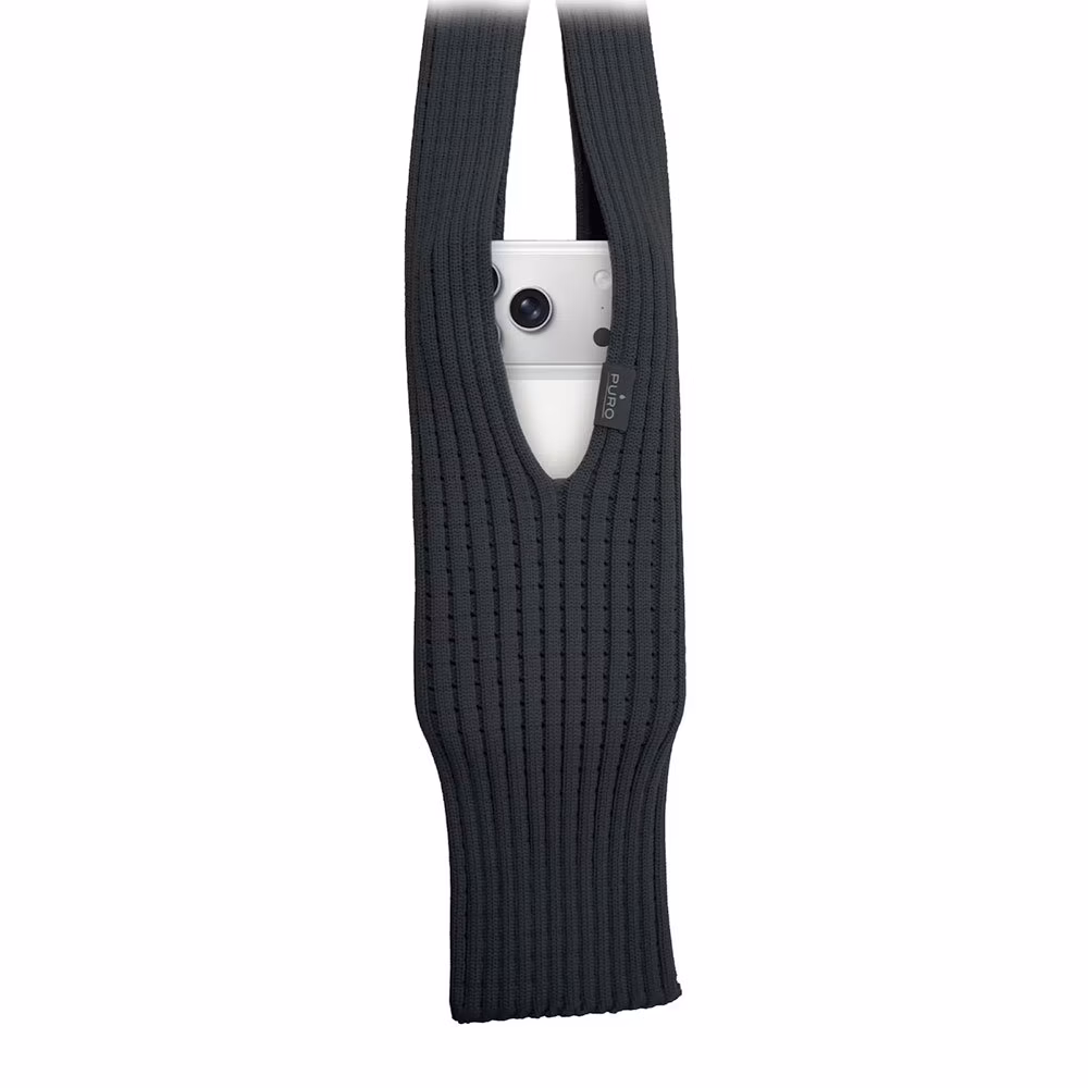 Puro Universal Crossbody Phone Pocket - Black