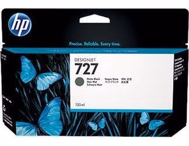 HP cartridge B3P22A (727) černá matná pro DesignJet - 130ml